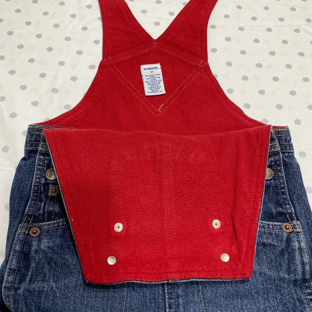 Gymboree Vintage Overalls Boys 2T  Blue Denim‎ Toddler